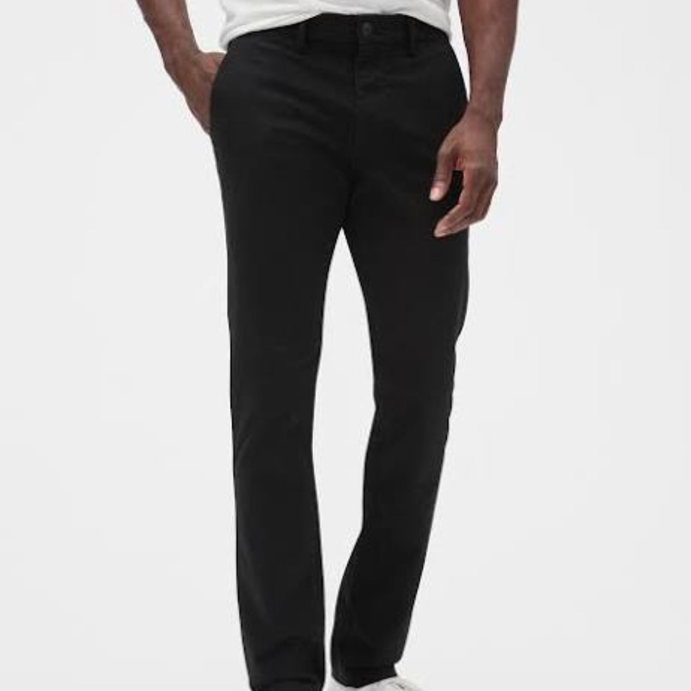 Gap Black Khakis Skinny Fit with GapFlex Stretch
